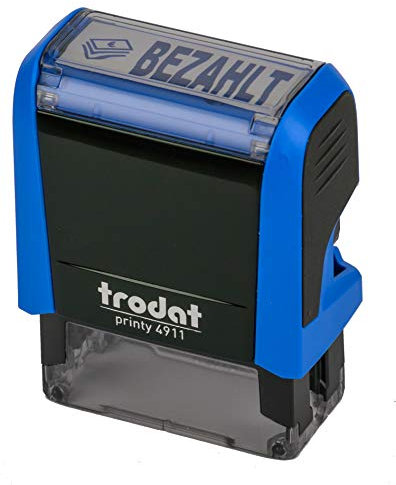 Trodat Printy 4911 himmelblau BEZAHLT BLAU