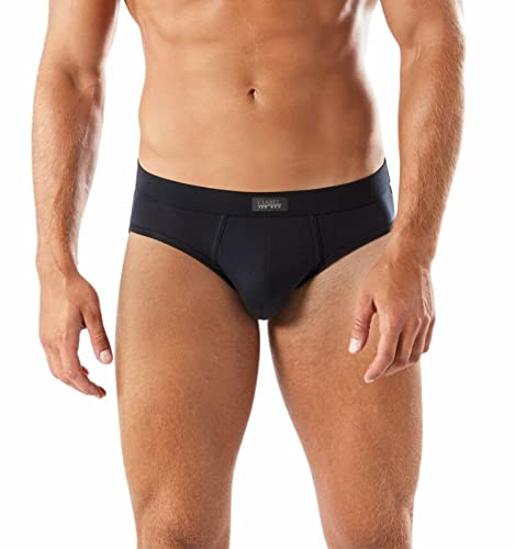 Intimitaly - 6 Slip Uomo Cotone Mutande Uomo Bianche Colorate Intimo Uomo (6 Slip Colorati (2neri 2grigi 2blu), XL)