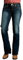 MAGIC SELECT Jeans da Donna a Zampa, Jeans Blu Scuro, Pantaloni a Vita Bassa Stile Boot Cut (28)