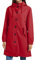 YFFUSHI Femme Veste Imperméable Coupe-vent d'Extérieur Léger et Respirant Veste de Pluie à Capuche Trench-coat Mi-long