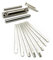 8 Tasten Kalimba DIY Zubehör Kit Mbira Daumenklavier mit Steg Sattel DIY 8 Tone Mini Daumen Piano Kalimba Tasten Zinken Ersatz Zubehör Set