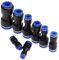 Pneumatic Push FIT Reducer Straight Connector Airline Gas Hose Quick Fitting (8mm - 6mm)