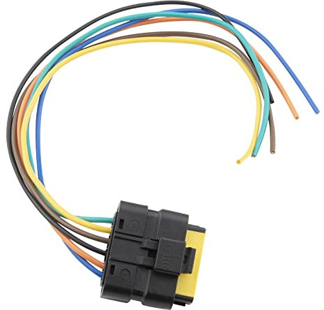 FanPaYY Kit de réparation de faisceau de feu arrière, 28cm prise femelle de connecteur de faisceau à 6 broches compatible avec Clio MK3