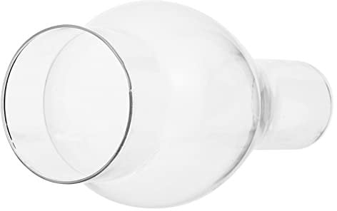 STOBOK Öllampenkamin Hurrikane Petroleumlampenschirm Glasersatz Klarglas Schornstein Mit Gecrimpter Oberseite Für Lampen Im Vintage- Antikstil Transparent
