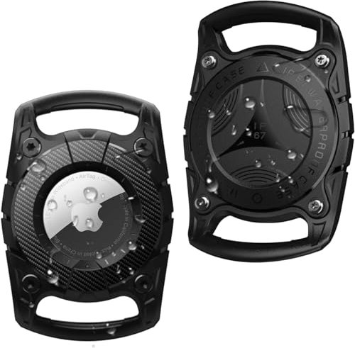 Airtag Hund - Airtag Hundehalsband- Wasserdichter Fall für Apple AirTags Fall Schlüsselanhänger Air Tag Halter AirTags Schutzhülle Airtag Schlüsselanhänger für Hund Katze Haustier Halsband