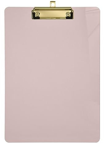 Misty Rose Klemmbrett in Buchstabengröße (31,8 x 22,9 cm), dekorative Klemmbretter
