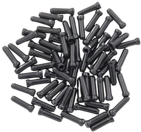 Embouts De Câble De Frein, Embouts Câble Vélo En Alliage, Embouts De Câble De Frein Pour Vélo, 50 Pièces Embout Gaines En Alliage Pour Vélo, Embout Cable Velo En Alliage, Alliage Embout Gaines