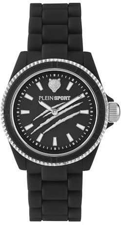 Plein Sport Damen Uhr Analog Quarz The Scratch PSHBA1023 Kunststoff