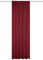 HOME WOHNIDEEN Thermoschal ESKAMIO Blickdicht, Leinenstruktur, Multifunktionsband, Farbe:Bordeaux, Größe:245 x 135 cm, Anzahl:1x