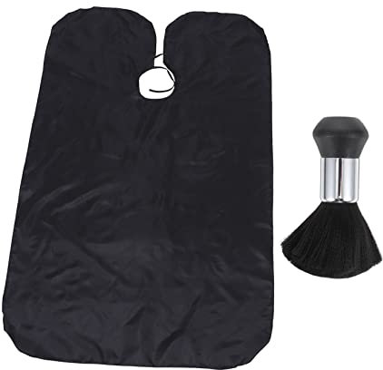 POPETPOP 1 Set Barber Cloth Hair Cutting Barber Cape Barber Duster Brush Haircut Apron Hairdressing Cape Hairdressing Gowns Hair Styling Cape Hair Styling Apron Clothes Neck Polyester