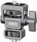 SIRUI Kamera Monitorhalterung mit 3/8-16 ARRI-Aufnahmezapfen, 360° schwenkbar und 180° neigbarVerstellbare Feld-Monitorhalterung mit dehnbarem Anti-Twist-Zapfen für 5 und 7 Monitor, AM-MTA