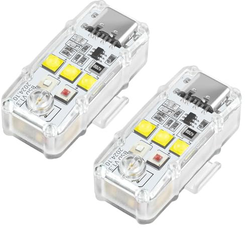 LYONGTECH Drone Strobe Lights,Night Flying Anti Collision Light,LED Flash Lamp for DJI Neo,Flip,Mini 3/4 Pro,Mini 4K/SE/2,Air 3S/3/2/2S,Mavic 3/2/Spark/FPV/Avata 2/EVO Accessories(2 PCS)