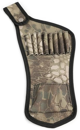 Armbrust Pfeil Köcher Mini Armbrust Bolzen Köcher Tasche Pfeilhalter Taille Mount für Schießen Ziel Praxis (Tarnfarbe B)