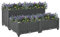Xichuzi Hochbeet 80x80x38 cm Polypropylen, Palettenrahmen, Hochteich, Gemüsebeet, Kräuterregal Balkon, Blumenbeet, Kräuterspirale, Tomatenbeet, Pflanzhochbeet - 310409