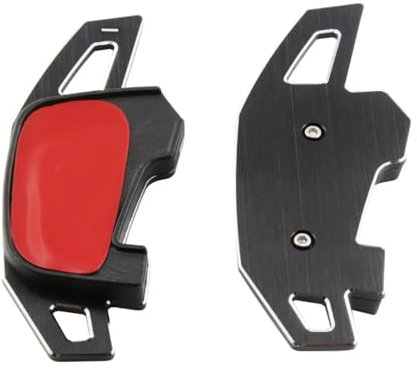 FVGOKMNA Auto Palette dei Cambi Compatibile con per Golf 7 7.5 per GTI Mk7 per GTE per GTD per Rline Volante per Auto Paddle Shift Estendi Il Cambio Gear Shift Shifter Extension(Black)