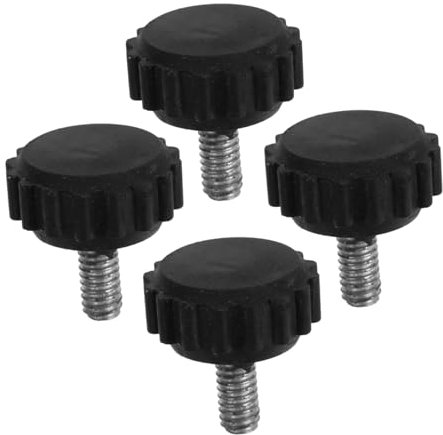 DIYEAH 4Stücke Verstellbare Nivellierfüße für Elektronische Waagen Universelle Schraubfüße mit Rutschfester Unterseite Einfache Installation Kunststoffbasis Kompatibel