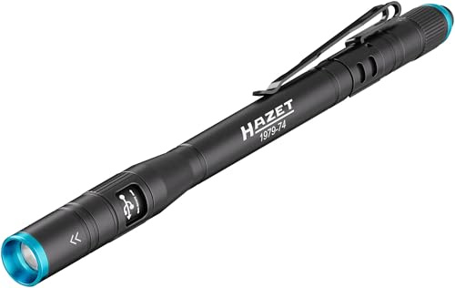 HAZET LED Stiftleuchte, fokussierbar 1979-74, Länge 158 mm, Stiftclip