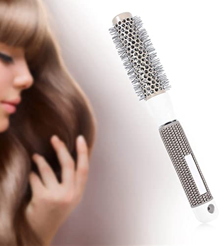 Pongnas Salon-Friseurbürsten, Hochtemperatur-Keramik-Eisen-Rundkamm Zum Locken von Haaren (25#)