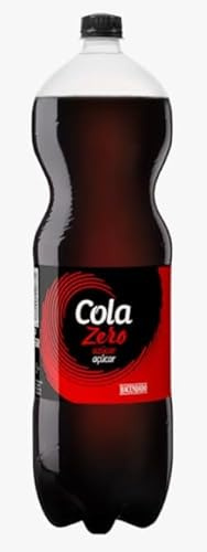 Cola Zero Sugar Carbonated Soft Drink, 2L Bottle, No Added Sugar, Low Calorie, Contains Caffeine pack of 5