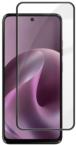 Wigento Schutzglas für Motorola Moto G17 / G15 / Power, Full Cover Displayschutz Glas mit 9H Härte, HD klar, kratzfest, glatte Oberfläche, passgenau
