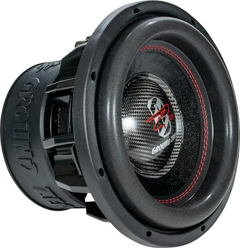 Ground Zero GZHW 25-D2 – 10 Zoll High Performance Subwoofer, 1200W RMS, 2x2 Ohm, extrem belastbar, tiefer & druckvoller Bass, Car HiFi Woofer