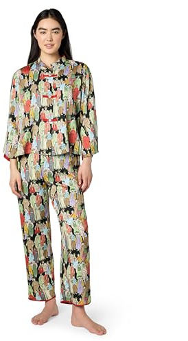 Natori Women's Dynasty Pj,Black,Medium