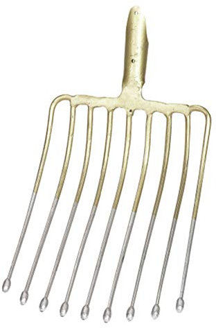 Fourchette à pommes de terre 9 dents avec goupille à ressort sans manche