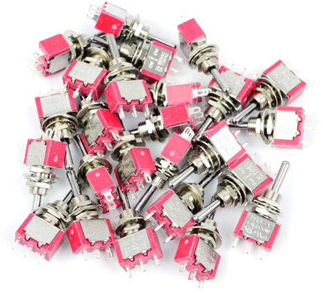 Gaugemaster GM-BPGM510 Bulk Mini-Toggle Switches for Point Motors (Pack of 25)