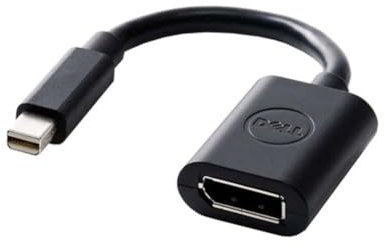 DELL 0.2m, Mini DisplayPort/HDMI - adaptadores de cable de vídeo (Mini DisplayPort/HDMI, Mini DisplayPort, HDMI, Masculino, Femenino, Negro, 1920 x 1080 Pixeles)