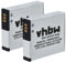 vhbw 2x batteria compatibile con Maginon Action Cam AC-800W videocamera camcorder (1000mAh, 3,7V, Li-Ion)