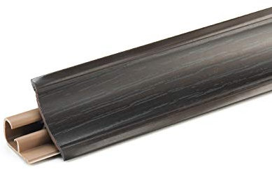 DQ-PP 1,5m WINKELLEISTE | Wenge | 23 x 23mm | PVC | GRATIS Schrauben | Küchenleiste Arbeitsplatte Abschlussleiste Leiste Küche Küchenabschlussleiste Wandabschlussleiste Tischplattenleiste