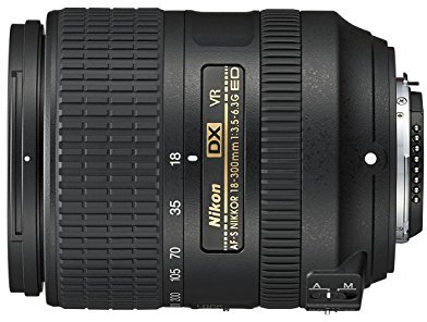 Nikon AF-S DX NIKKOR 18-300 mm f/3.5-6.3G ED VR Lens (Renewed)
