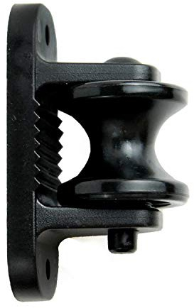 Zareba IWPRB-Z - Isolante a rullo in plastica nera per pali in legno, confezione da 10, isolanti elettrici per recinzione elettrica, per trecce in polybraid, corda, polywire, filo, include 10 isolanti