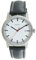 Aristo Bahnhofsuhr Herren Uhr Edelstahl 3H195 Leder
