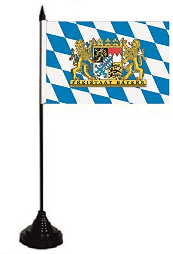Tischflagge Freistaat Bayern Fahne Flagge Tischfahne 10 x 15 cm