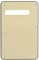 Guitar Anatomy Strat Stratocaster Electric Guitar Back Plate Trem Tremolo cover USA MEX FIT - Cream