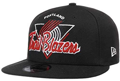 New Era 9Fifty NBA Tip-Off Trail Blazers Cap Basecap Baseballcap Flat Brim Snapback Portland (One Size - schwarz)