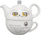 Harry Potter Half Moon Bay Hedwig Teeservice – Tea for One – Hedwig Owl Cup – Teekanne für eine Person – kleine Teekanne