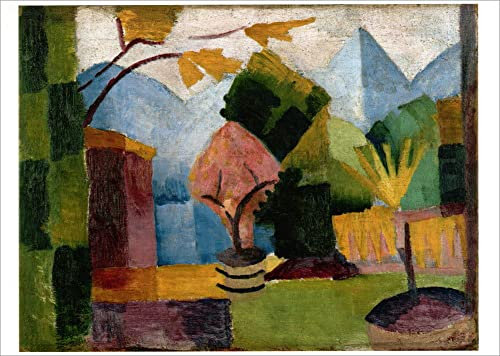 Kunstkarte August Macke Garten am Thuner See