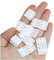 LUORNG 24PCS 16x29 mm Pinned Nylon Hinges RC Airplane Plane Parts Replacement Aircraft Fixed Wing Model