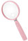 Feosky Hand-Leselupe, 10-fache 30-fache Lupe, 75 mm bruchsichere Linse, rutschfester Griff für Erwachsene, enge Arbeit, Senioren, Lesen und Kinder, Naturforschung, Hobby-Beobachtung (Rosa)