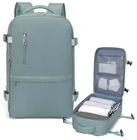 Xkdoai Cabin Bags 40x20x25 for Ryanair, Small Underseat Carry On Travel Backpack Casual Hand Luggage Flight Loptop Bags for Women Men Cabin Size Rucksack