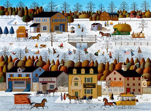 Buffalo Games - Charles Wysocki - Windjammer Canal - 1000 Piece Jigsaw Puzzle for Adults -Challenging Puzzle Perfect for Game Nights - Finished Size is 26.75 x 19.75
