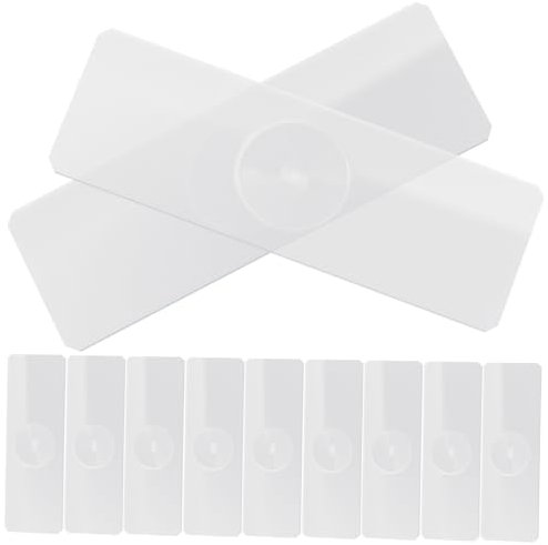 Gatuida 50pcs Single Recessed Glass Slides for Microscope Laboratory Glass Slides for Aquatic Specimens for Microscope Concave