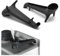 ARO Espresso™ The Original Water Tank Quick-Access Funnel | Offset Funnel for Water Tank Access Under Cabinets | Perfect for Espresso Machines, Countertop Dishwashers, and More! (Black Silicone)