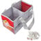 Blnriam Tragetasche für Toniebox-Starterset und Zubehör，Tonie aufbewahrung，Tasche toniebox, Filz-Organizer-Tasche für Tonies-Figur und Toniebox(Rot)