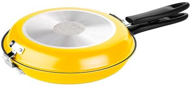 Avilia Doppelpfanne mit Antihaftbeschichtung, ideal für Omeletts und Kochen mit wenig Fett, kompatibel mit Gas-, Elektro- und Glaskeramikherden, leicht zu reinigen, 26 cm