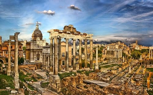 Puzzle 2000 Teile Forum Romanum Italien Architekturruinen 70x100CM