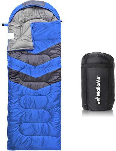 MalloMe Schlafsack Outdoor - Schlafsack Erwachsene und Kinder - Schlafsack Winter, Schlafsäcke, Camping Sleeping Bag, Deckenschlafsack - Winterschlafsack - Leicht, Tragbar, Warm, Deckenschlafsäcke