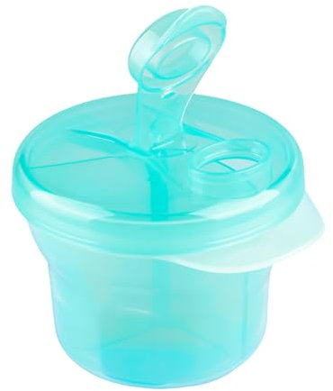 Thyonta Milk Powder Dispenser Pot Baby Formula Powder Pots Portable Baby Formula Container with 3 Compartments for Baby (Pink)